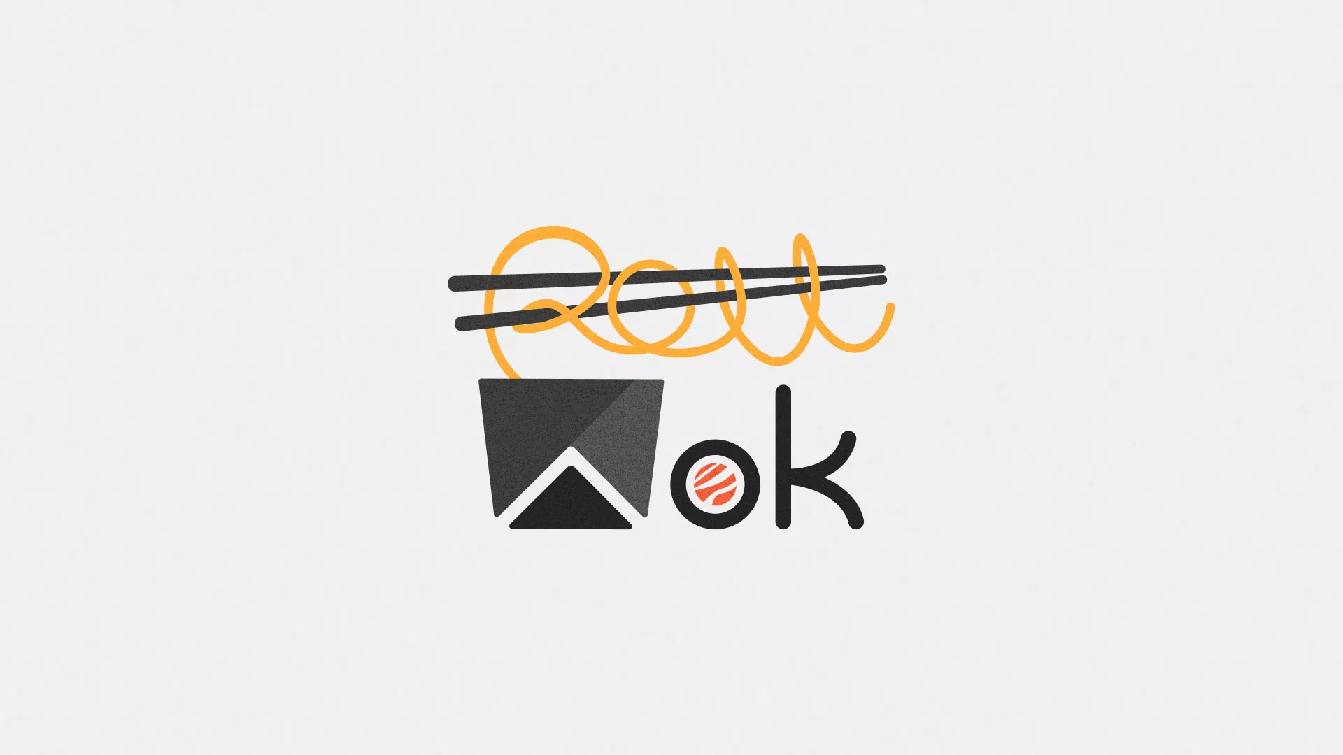 Разработка логотипа суши-бара «Roll Wok Club» в Светлограде